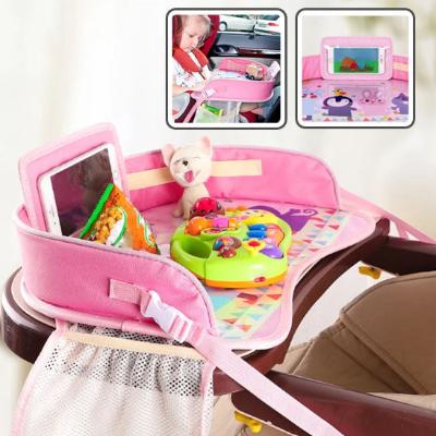 plateau de voyage pour voiture - Bébé Touriste - rose détails