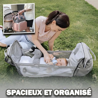 Sac à Dos à Langer  - BabyTravel™ - ABRICOT - Bébé Touriste