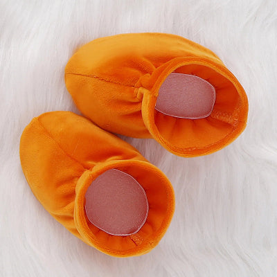 chaussures barboteuse bébé Halloween - citrouille