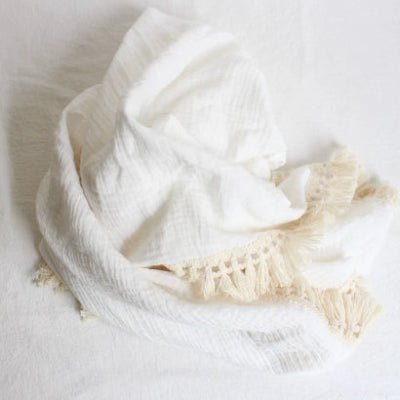 COUVERTURE BEBE BLANC