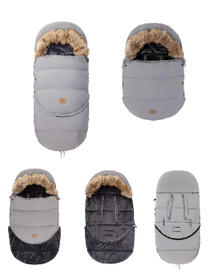 chancelière bébé gris - grand froid