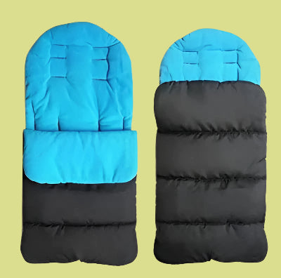 Chancelière Poussette - StrollerFootmuff™ - Bleue clair - Bébé Touriste
