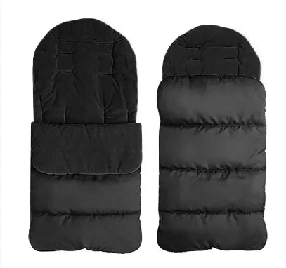 Chancelière Poussette - StrollerFootmuff™ - Noir - Bébé Touriste