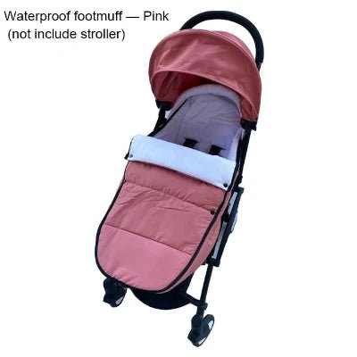 Chancelière Poussette - StrollerFootmuff™ - ROSE - Bébé Touriste