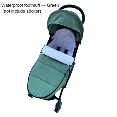 Chancelière Poussette - StrollerFootmuff™ - VERTE - Bébé Touriste