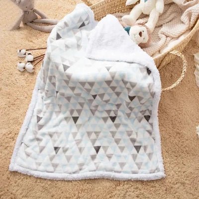 Couverture Bébé - BabyBlanket™ - Bleu Clair - Bébé Touriste
