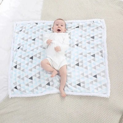 Couverture Bébé - BabyBlanket™ - Bleu Clair - Bébé Touriste