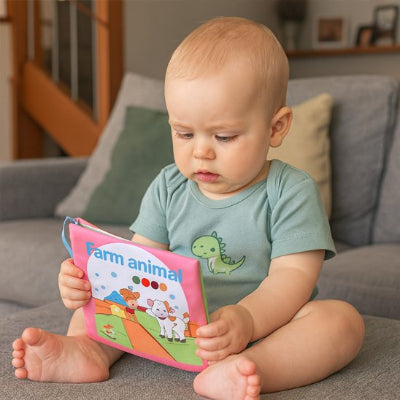 Stoffbuch für Babys | Sensorische Erweckung™