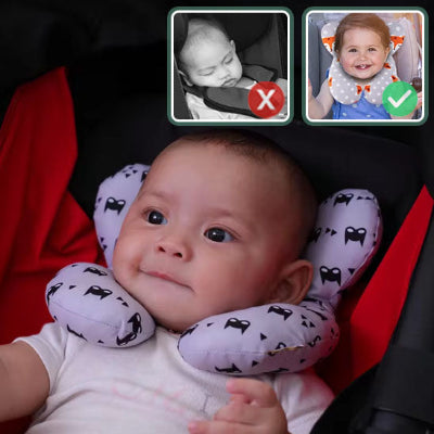 oreiller_cervical_bebe_renard bébé heureux