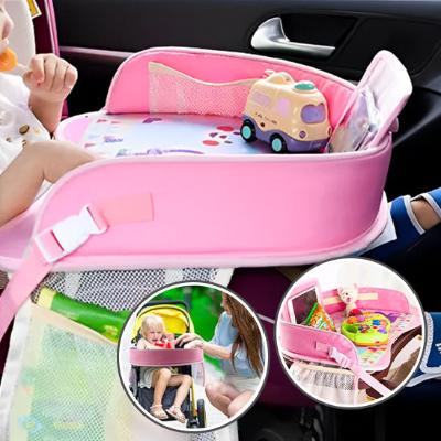 plateau de voyage pour voiture - Bébé Touriste - rose utilisation