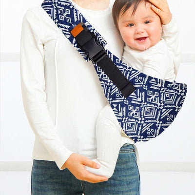 porte bébé arbre bleu marine - écharpe de portage