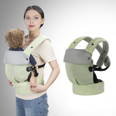 porte bébé physiologique  haricot vert - portage avant