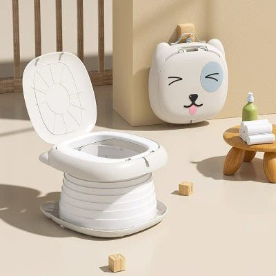 Pot d'apprentissage ergonomique pour bébé - argent