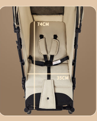 poussette pliable à un bouton - intérieur