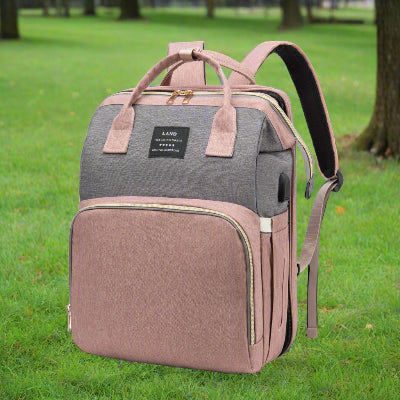 Sac à Dos à à Langer - BabyTravel™ - ABRICOT - Bébé Touriste