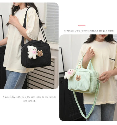 sac à langer variantes noir et verte