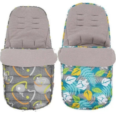 sac de couchage bébé vert et gris A